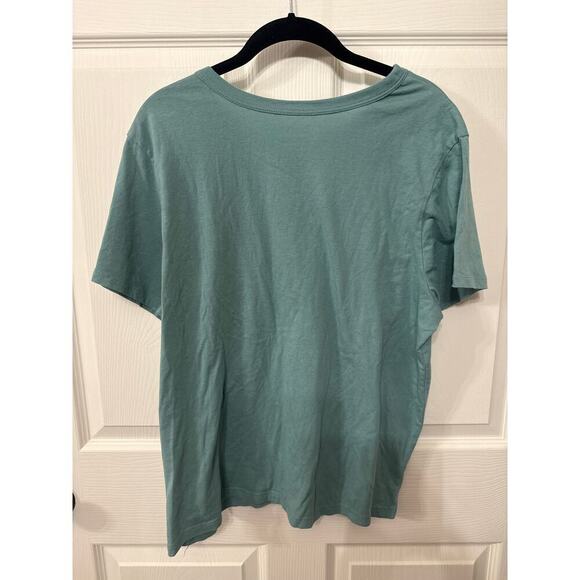 Zoe + Liv "Let's Get Rowdy"Short Sleeve Tee in Mineral Blue, XXL - Picture 4 of 4